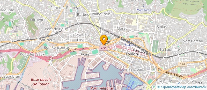 localisation de l'entreprise MONSIEUR JEREMY DE ANGELIS  TOULON