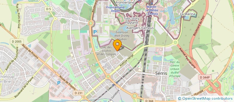 localisation de l'entreprise MONSIEUR JEREMY DE BENEDICTIS  POMPONNE