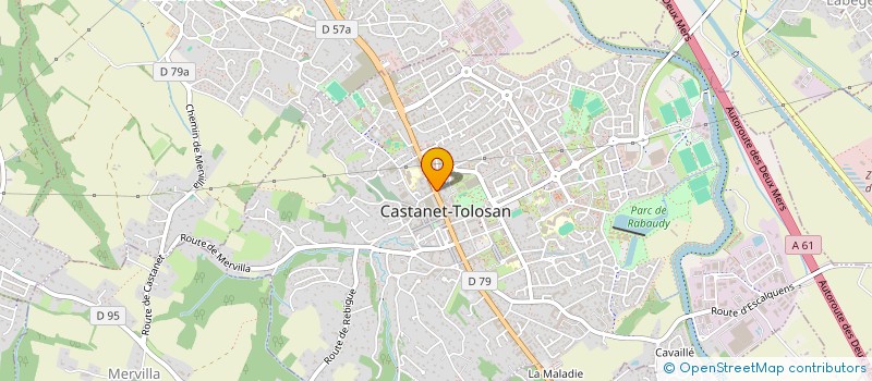 localisation de l'entreprise MONSIEUR JEREMY DE LA CELLERY à CASTANET-TOLOSAN