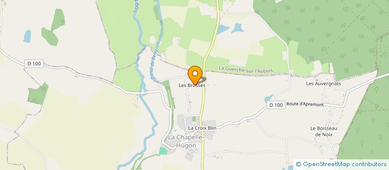 localisation de l'entreprise MONSIEUR JEREMY DE OLIVEIRA  LA CHAPELLE-HUGON