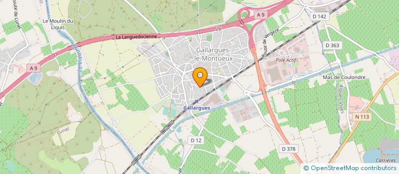 localisation de l'entreprise MONSIEUR JEREMY DE PINHO  GALLARGUES-LE-MONTUEUX