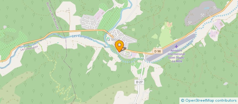 localisation de l'entreprise MONSIEUR JEREMY DEBACKERE  LA MOLE