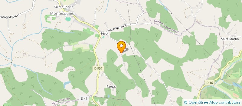 localisation de l'entreprise MONSIEUR JEREMY DEBAERE  MONTESQUIEU