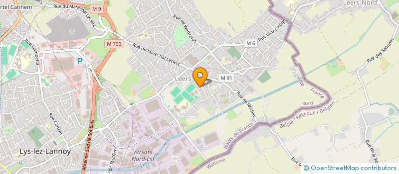 localisation de l'entreprise MONSIEUR JEREMY DECONYNCK  LEERS