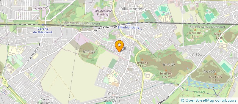 localisation de l'entreprise MONSIEUR JEREMY DECROIX  ROUVROY