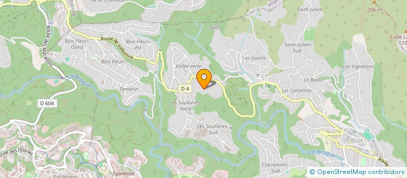 localisation de l'entreprise MONSIEUR JEREMY DEDESTE  BIOT