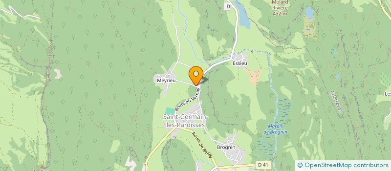 localisation de l'entreprise MONSIEUR JEREMY DEDINGER  SAINT-GERMAIN-LES-PAROISSES