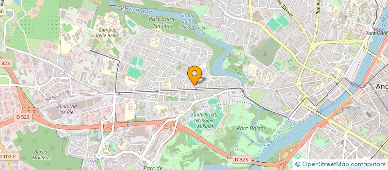 localisation de l'entreprise MONSIEUR JEREMY DEFER à ANGERS