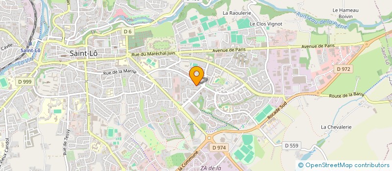 localisation de l'entreprise MONSIEUR JEREMY DEFLORY  SAINT-LO