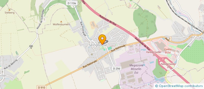 localisation de l'entreprise MONSIEUR JEREMY DEL ROSARIO PAREDES  SEINGBOUSE