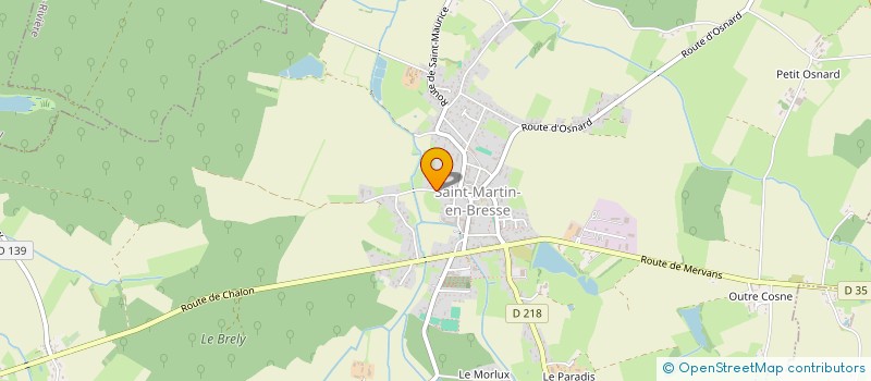 localisation de l'entreprise MONSIEUR JEREMY DELARCHE  SAINT-MARTIN-EN-BRESSE