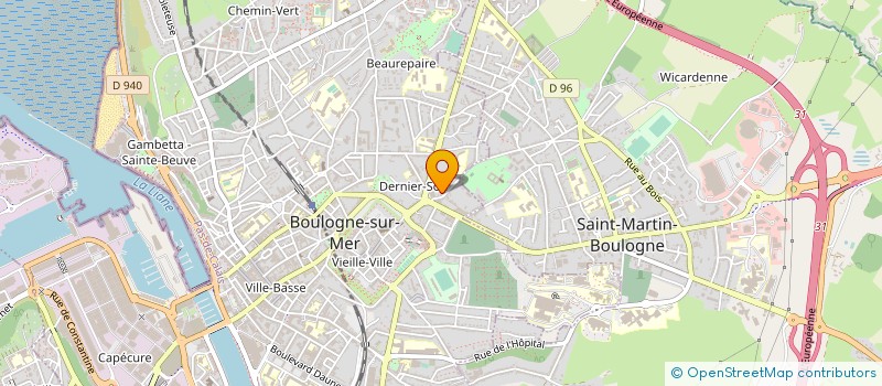 localisation de l'entreprise MONSIEUR JEREMY DELBEE à BOULOGNE-SUR-MER