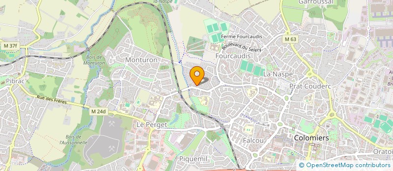 localisation de l'entreprise MONSIEUR JEREMY DELBOS à COLOMIERS