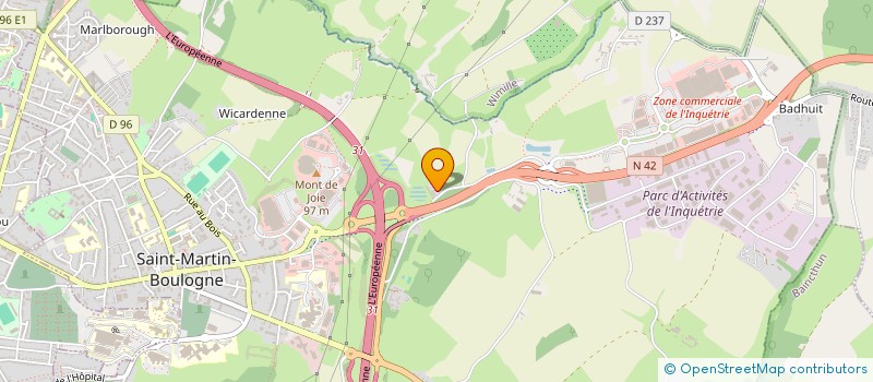 localisation de l'entreprise MONSIEUR JEREMY DELCLUZE  SAINT-MARTIN-BOULOGNE