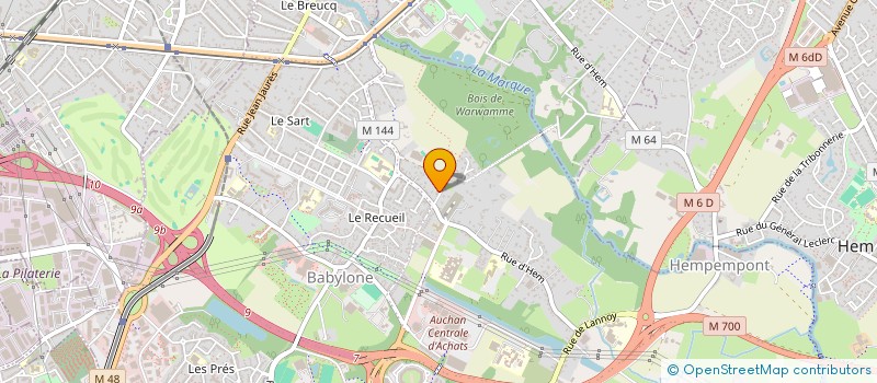 localisation de l'entreprise MONSIEUR JEREMY DELESPAUT à VILLENEUVE-D'ASCQ