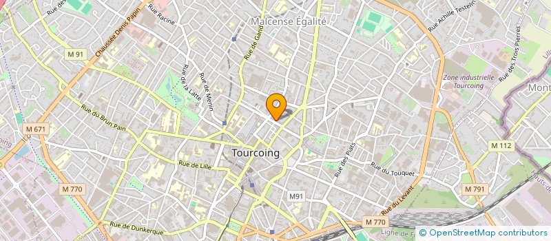 localisation de l'entreprise MONSIEUR JEREMY DELEZENNE à TOURCOING
