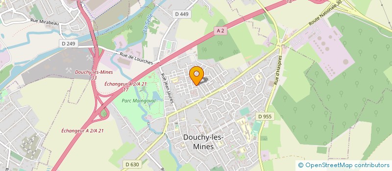 localisation de l'entreprise MONSIEUR JEREMY DELFOSSE à DOUCHY-LES-MINES