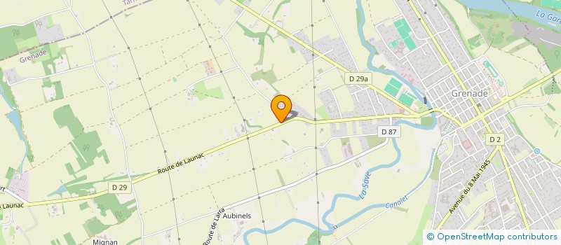 localisation de l'entreprise MONSIEUR JEREMY DELORD  GRENADE