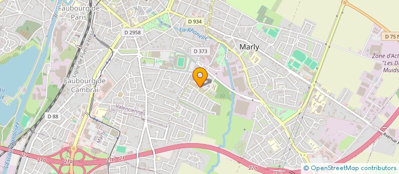 localisation de l'entreprise MONSIEUR JEREMY DELTOMBE  MARLY