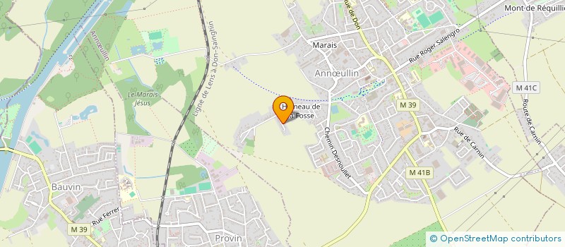 localisation de l'entreprise MONSIEUR JEREMY DEMEULENAERE  ANNULLIN