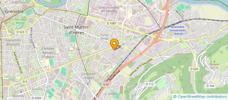 localisation de l'entreprise MONSIEUR JEREMY DENIS  SAINT-MARTIN-D'HERES