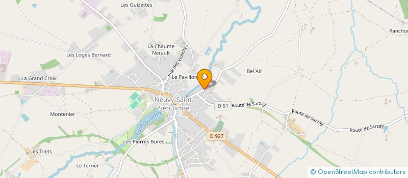 localisation de l'entreprise MONSIEUR JEREMY DENORMANDIE à NEUVY-SAINT-SEPULCHRE