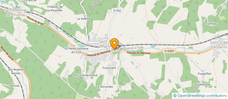 localisation de l'entreprise MONSIEUR JEREMY DENYS  SAINT-PIERRE-DE-CHIGNAC