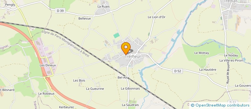 localisation de l'entreprise MONSIEUR JEREMY DESAINT-DENIS  TREMEUR