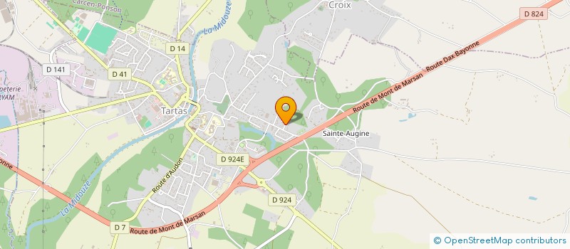 localisation de l'entreprise MONSIEUR JEREMY DESCAMPS  MEILHAN