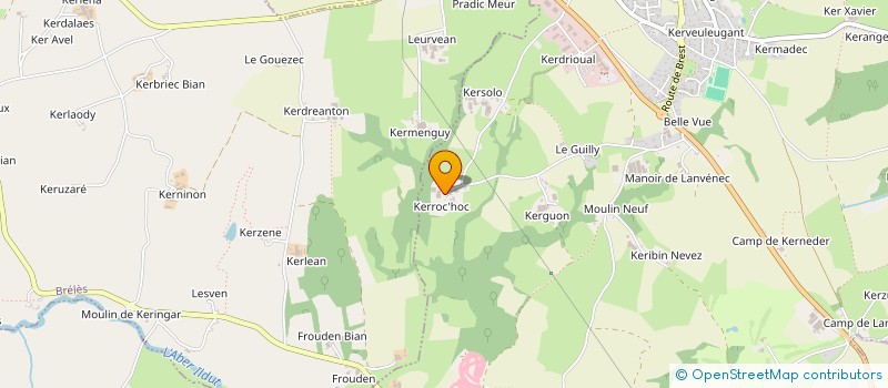 localisation de l'entreprise MONSIEUR JEREMY DESERT  LANRIVOARE