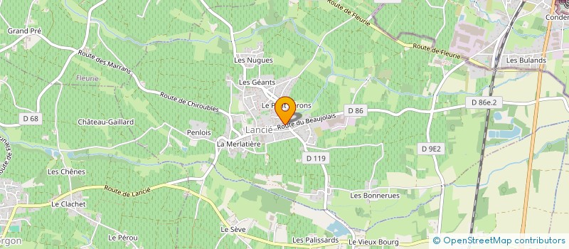 localisation de l'entreprise MONSIEUR JEREMY DESIGAUD  LANCIE