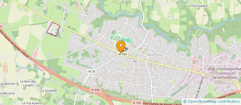 localisation de l'entreprise MONSIEUR JEREMY DESMARS  SAUTRON