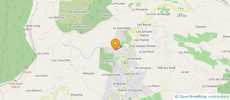 localisation de l'entreprise MONSIEUR JEREMY DETOUR à LE PLAN-DE-LA-TOUR