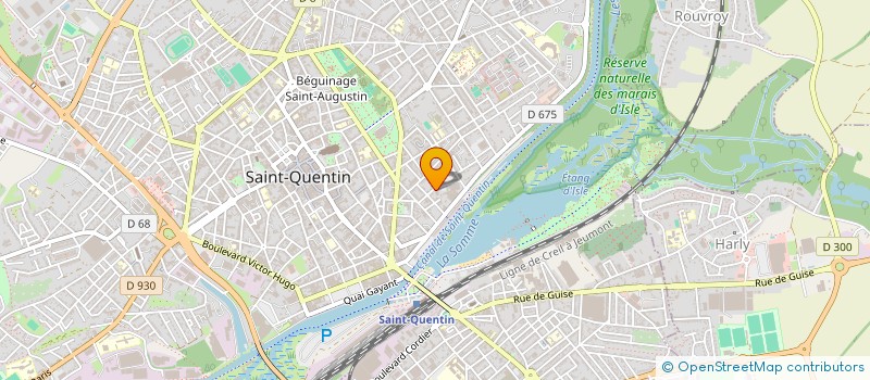 localisation de l'entreprise MONSIEUR JEREMY DEVELLY à SAINT-QUENTIN