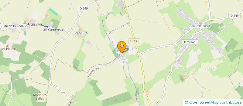 localisation de l'entreprise MONSIEUR JEREMY DEVIENNE  AUDEMBERT