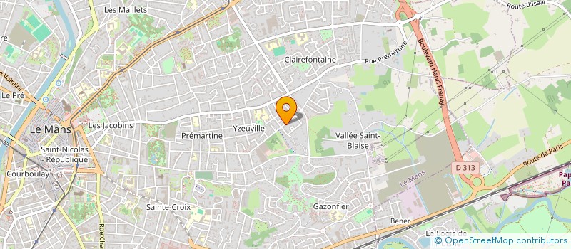 localisation de l'entreprise MONSIEUR JEREMY DEZERE  LE MANS