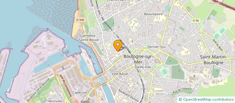 localisation de l'entreprise MONSIEUR JEREMY DHIEUX à BOULOGNE-SUR-MER