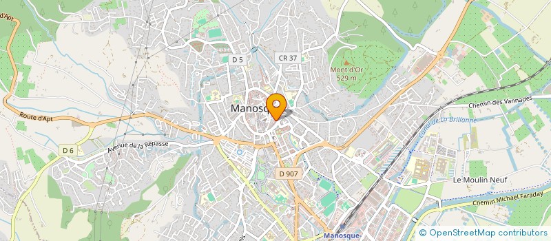 localisation de l'entreprise MONSIEUR JEREMY DI GIUSEPPE à MANOSQUE