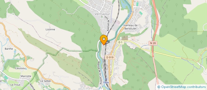 localisation de l'entreprise MONSIEUR JEREMY DI MEGLIO  SERIGNAN