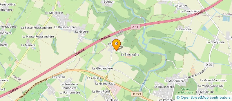 localisation de l'entreprise MONSIEUR JEREMY DIAIS  OUDON