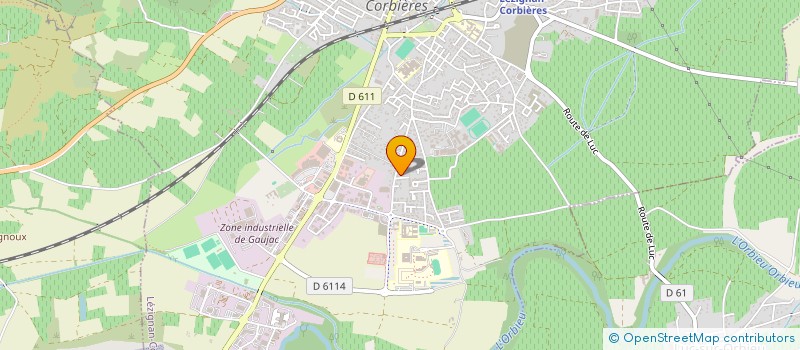 localisation de l'entreprise MONSIEUR JEREMY DIOT  LEZIGNAN-CORBIERES