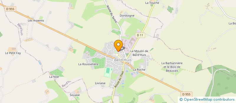 localisation de l'entreprise MONSIEUR JEREMY DOMERGUE à BERD'HUIS