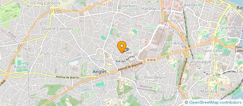 localisation de l'entreprise MONSIEUR JEREMY DONDON  ANGLET