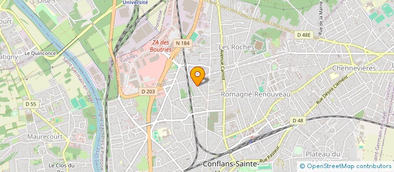 localisation de l'entreprise MONSIEUR JEREMY DOS REIS  CONFLANS-SAINTE-HONORINE