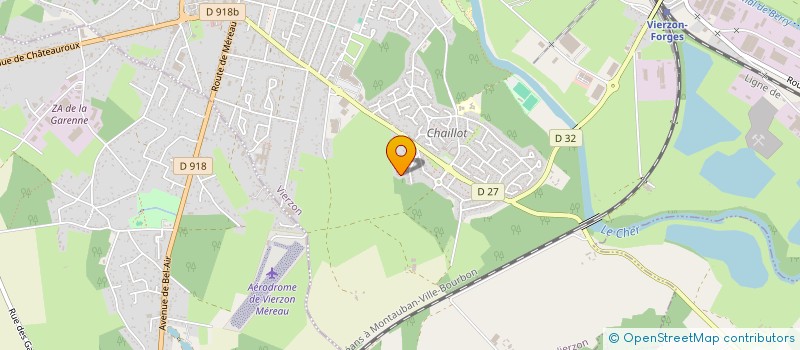 localisation de l'entreprise MONSIEUR JEREMY DOS SANTOS  VIERZON