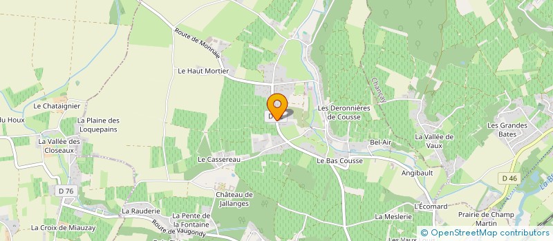 localisation de l'entreprise MONSIEUR JEREMY DOUCET  VERNOU-SUR-BRENNE