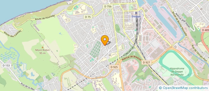 localisation de l'entreprise MONSIEUR JEREMY DOURLENS  DIEPPE