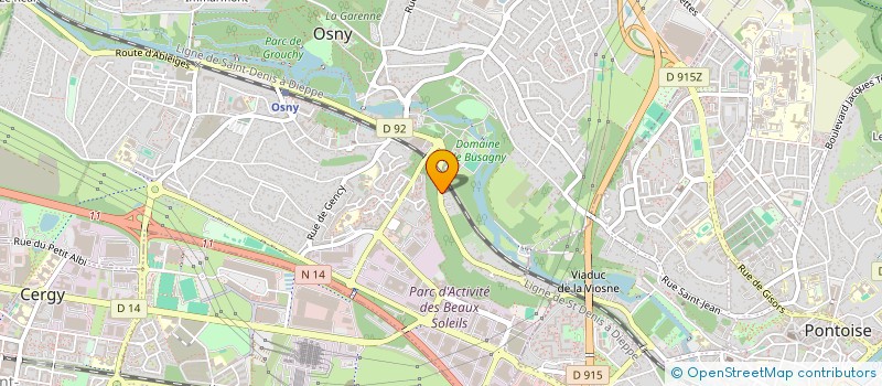 localisation de l'entreprise MONSIEUR JEREMY DOUVILLE  OSNY