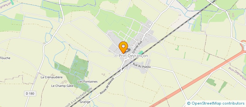 localisation de l'entreprise MONSIEUR JEREMY DRAPRON  PRIN-DEYRANCON