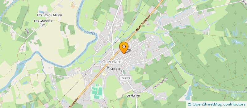 localisation de l'entreprise MONSIEUR JEREMY DUBIN  GUECELARD